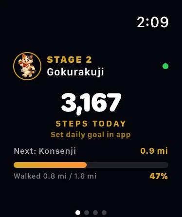 Apple Watch companion app